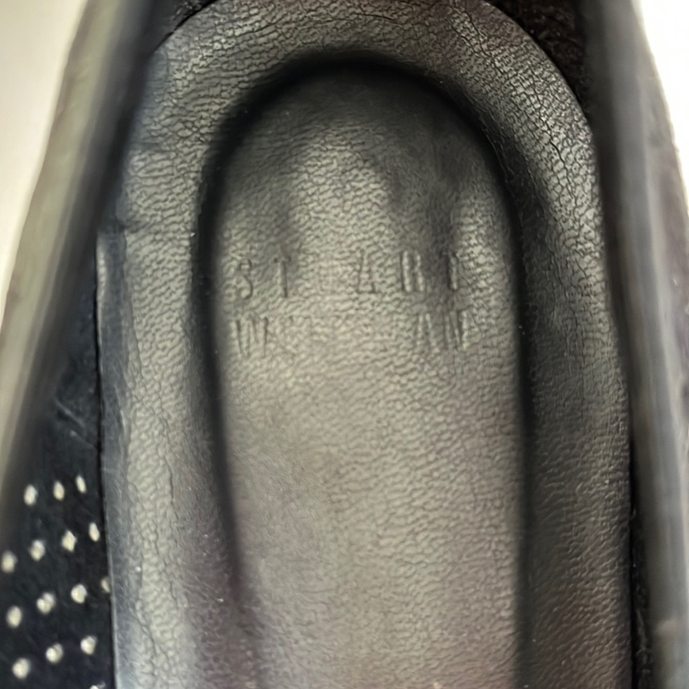 Y2K Stuart Weitzman Woman’s Shoes Size 8,5 Leather(suede) Black - Picture 7 of 7